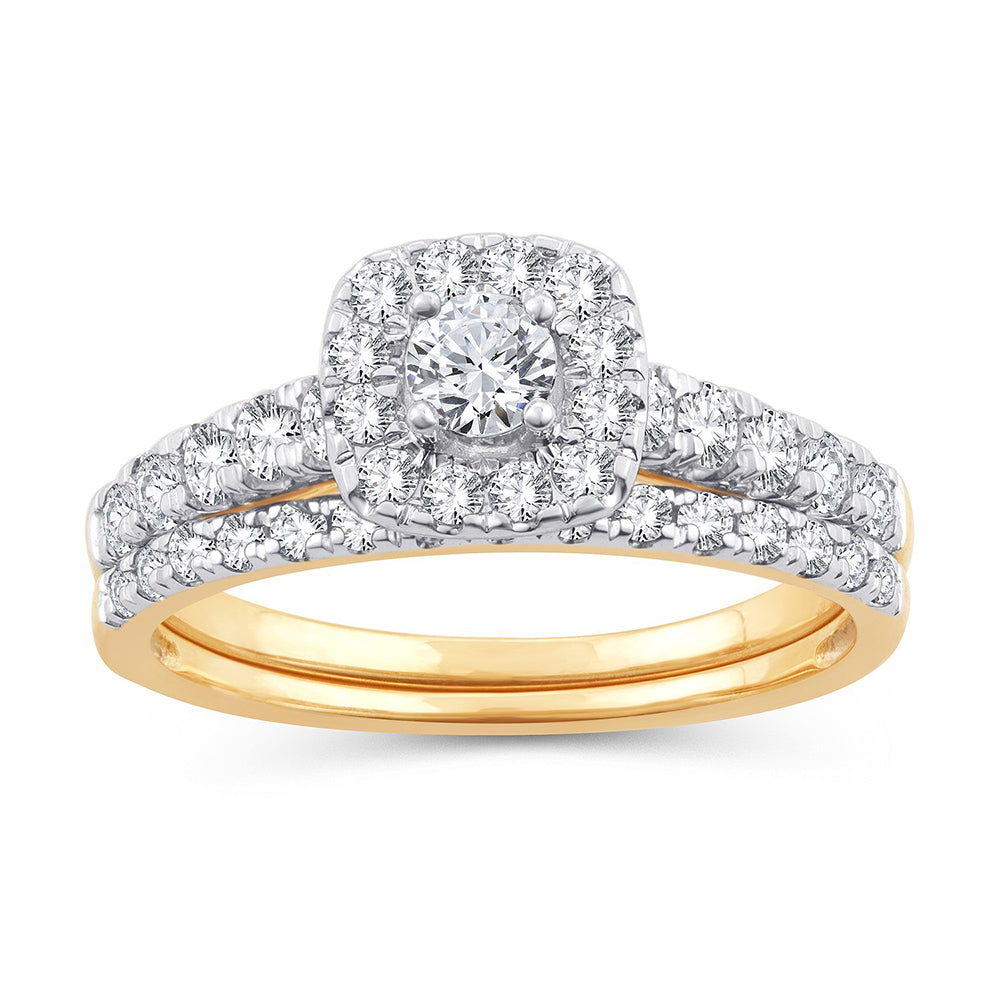 14K 1.00CT Diamond BRIDAL RING