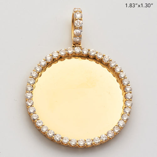 10KY 2.85CTW DIAMOND ROUND MEMORY PENDANT