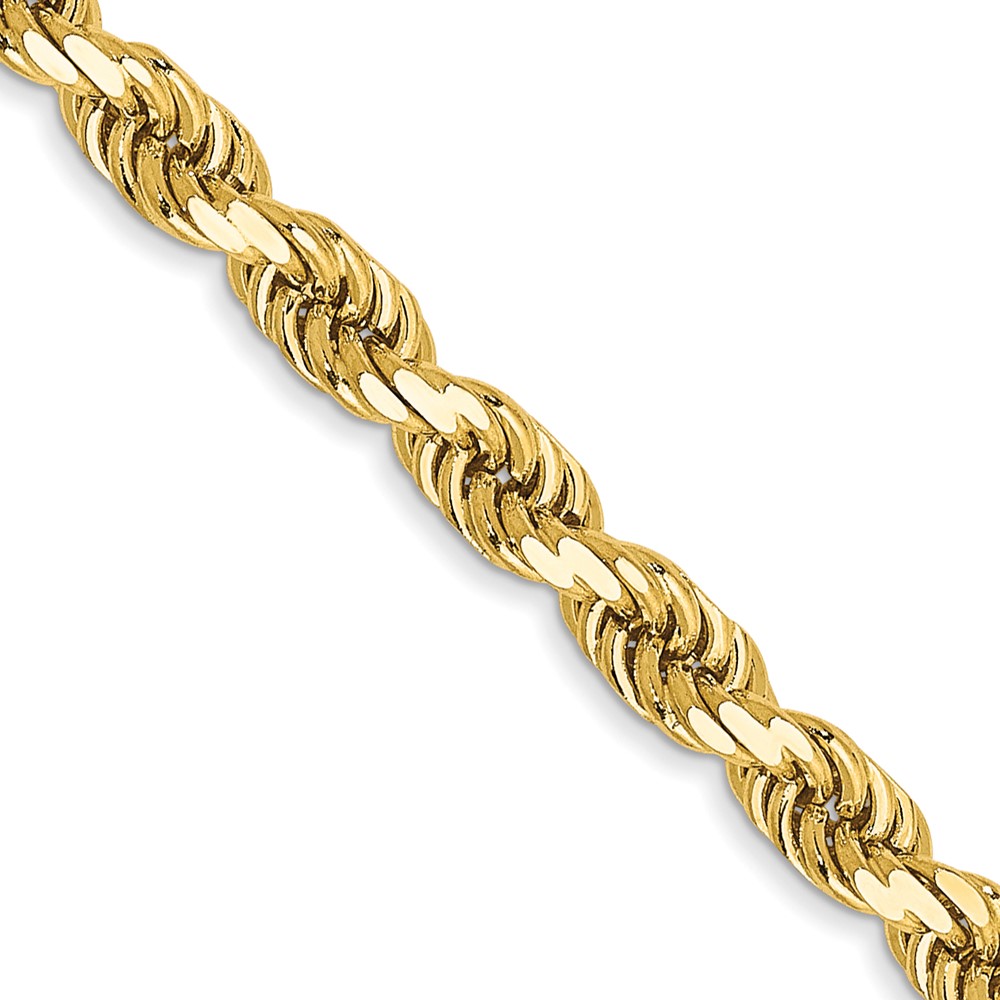 14k 3.5mm D/C Rope with Lobster Clasp Chain