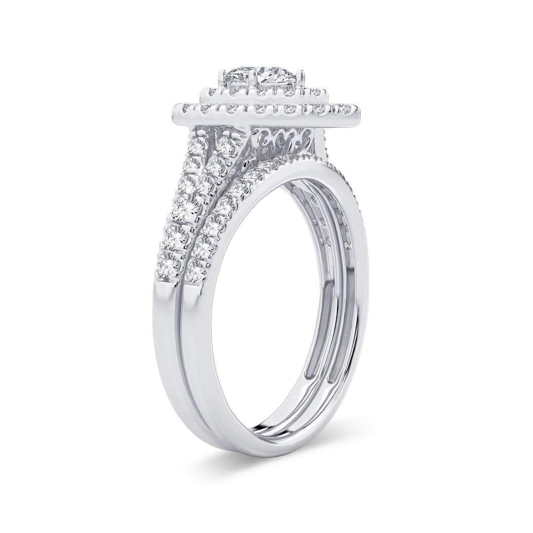 14K 1.00CT Diamond Bridal Ring