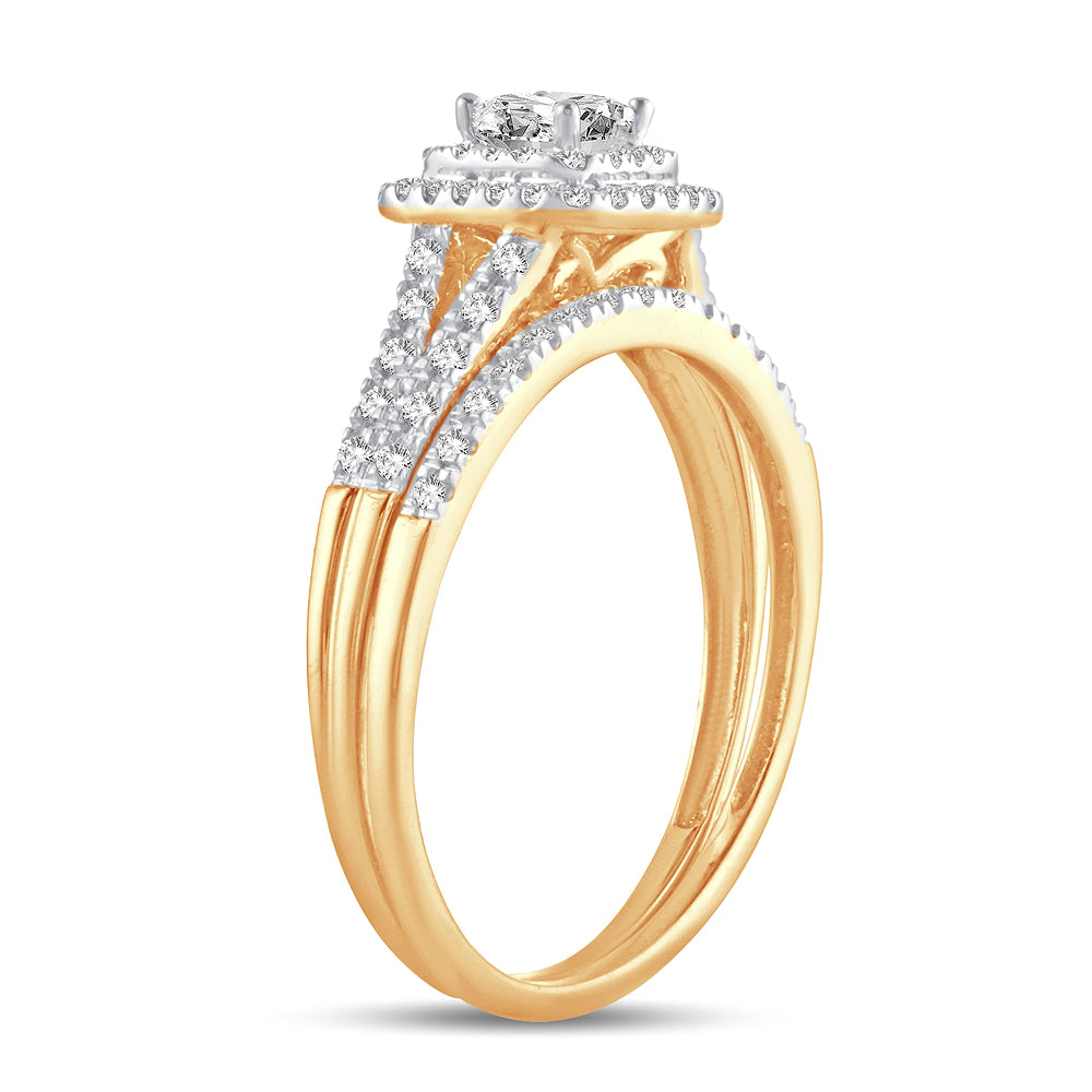 14K 0.50CT DIAMOND BRIDAL RING