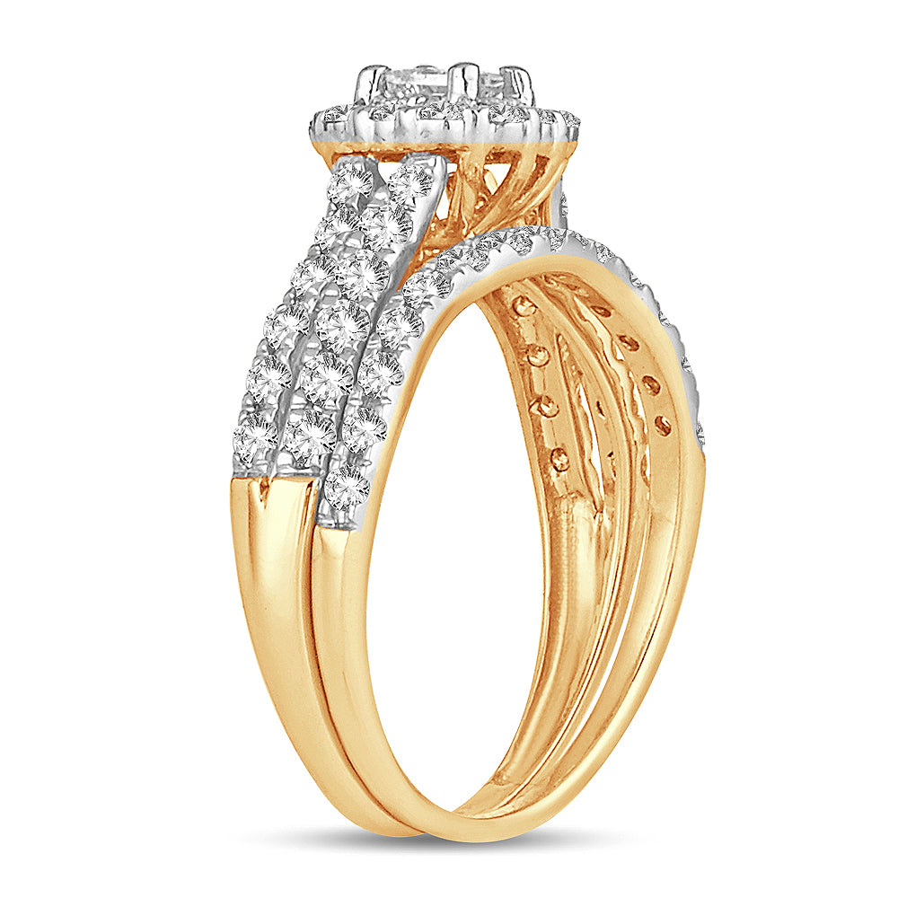 14K  1.00CT DIAMOND BRIDAL RING