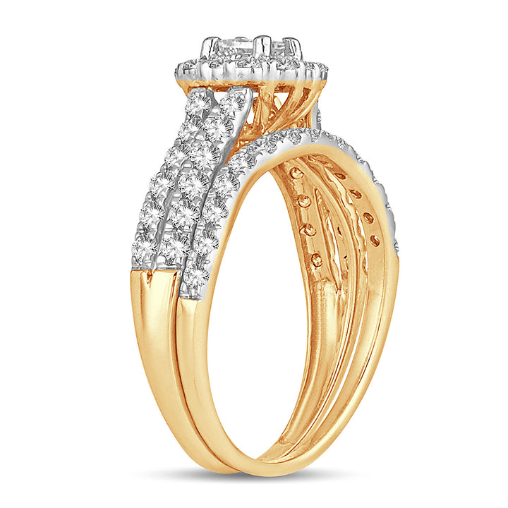 14K  1.00CT DIAMOND BRIDAL RING