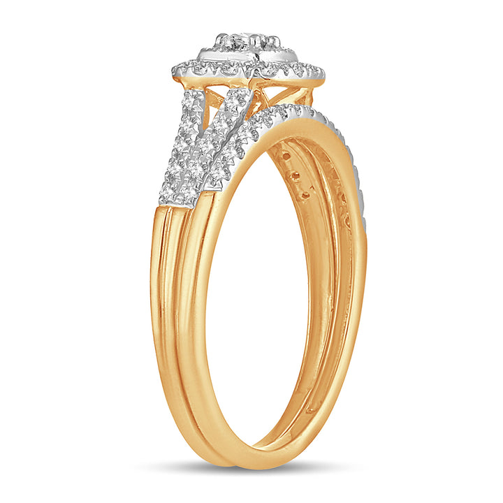 14K 0.33CT DIAMOND BRIDAL RING