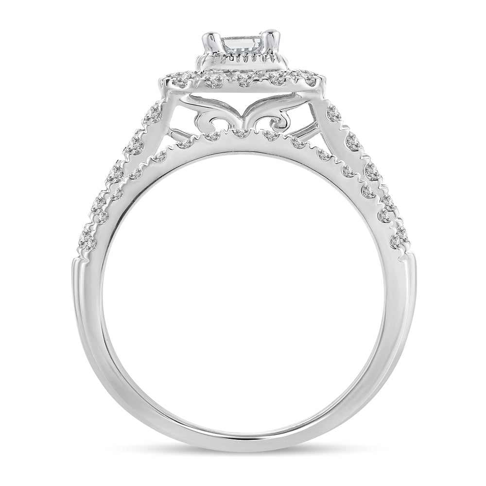 14K 1.00CT Diamond BRIDAL RING