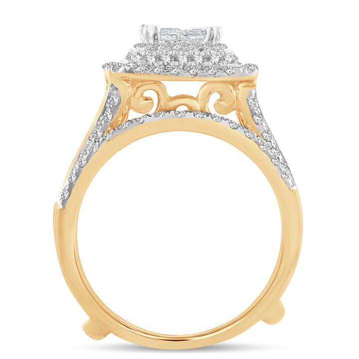 14K  2.01CT  BRIDAL DIAMOND  RING