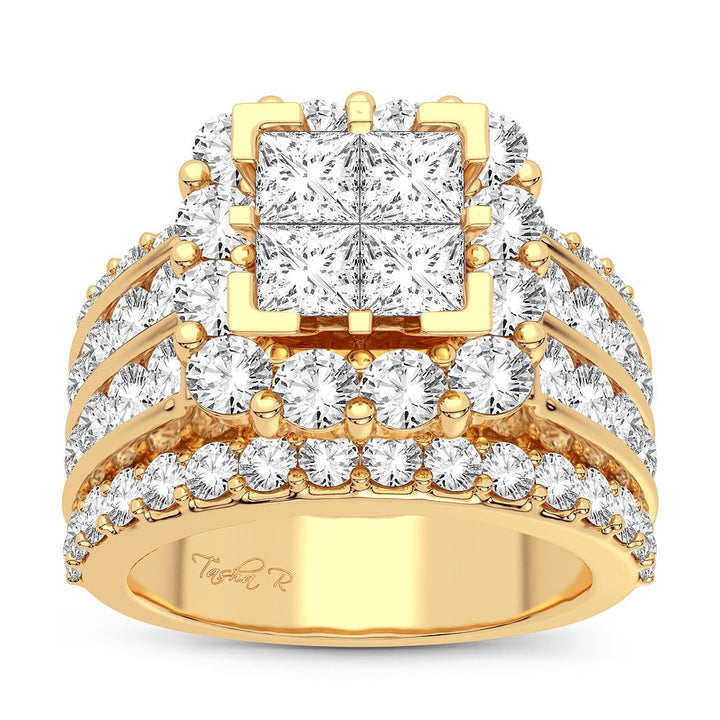 14K 4.00CT Diamond Bridal Ring