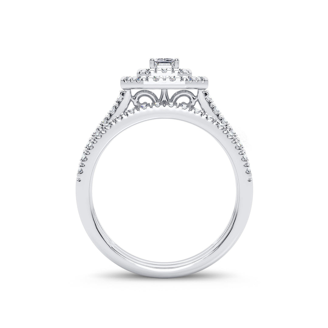 14K 1.00CT Diamond Bridal Ring