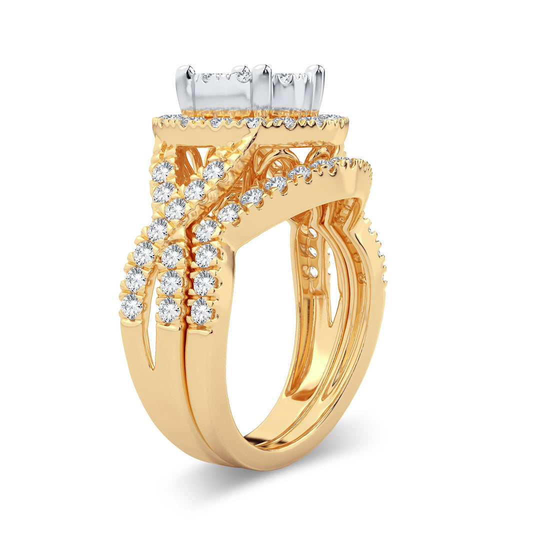 14K 1.50ct Diamond Bridal Ring