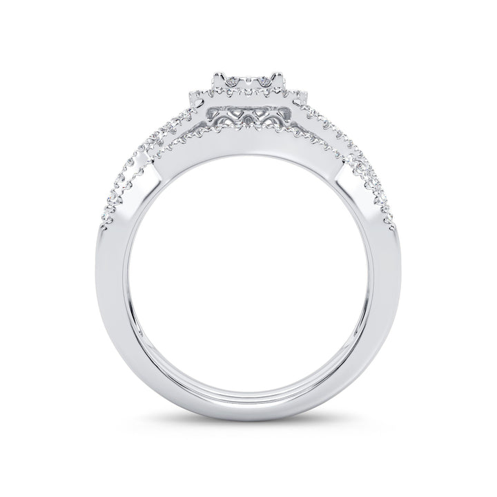 14K 0.50ct Diamond Bridal Ring