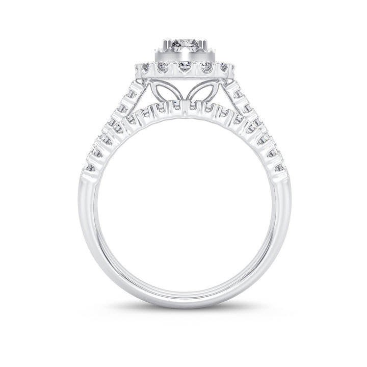 14K 1.00CT Diamond Bridal Ring