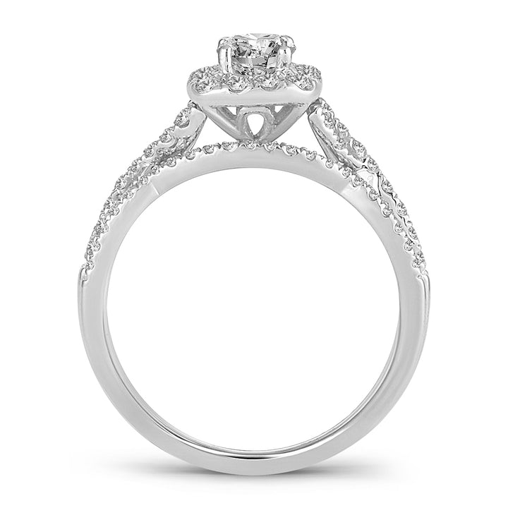 14K 1.00CT DIAMOND BRIDAL RING