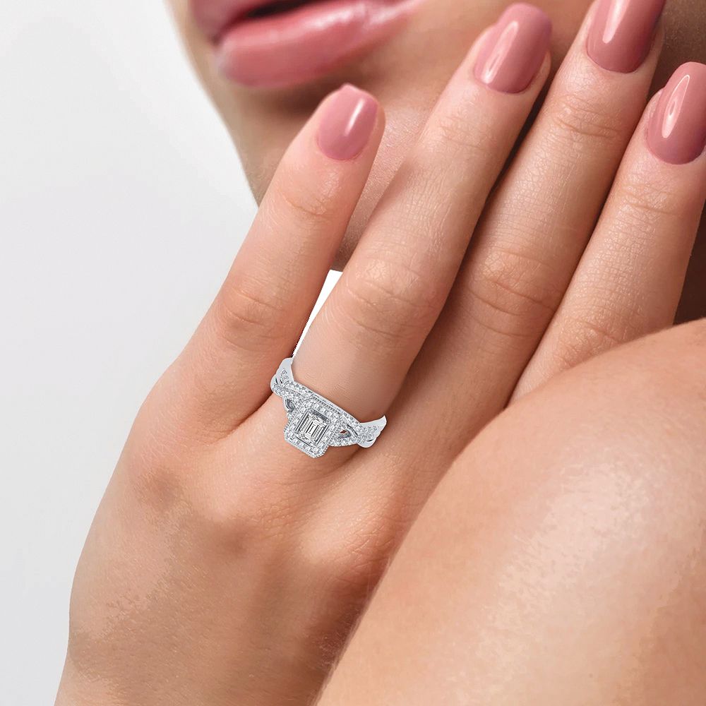 14K 0.50CT Diamond Bridal Ring