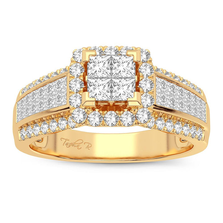 10K 0.93CT Diamond Ring