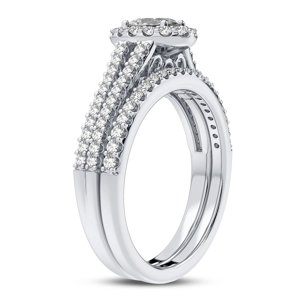 14K 0.90CT Diamond Bridal Ring