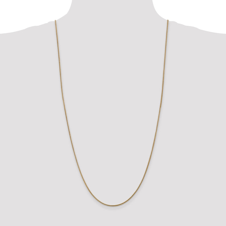 14k 1.6mm Round Snake Chain